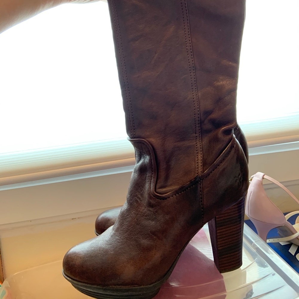 Genuine Frye Mimi scrunch boots - great condition!
